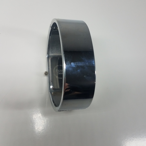 Figaro Couture Silvertone Rhinestone Watch - Picture 5 of 8